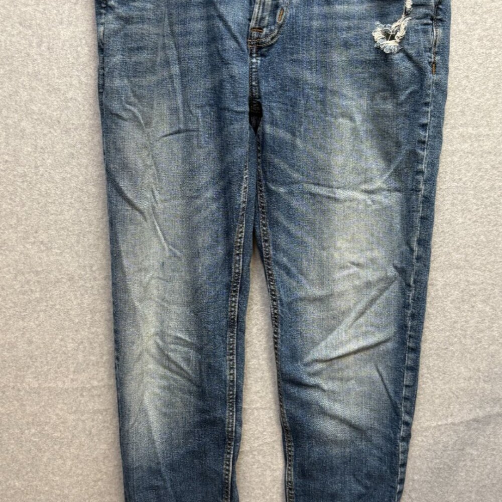 Old Navy Relaxed Slim Distressed Built in Flex 32X34 Blue Jeans